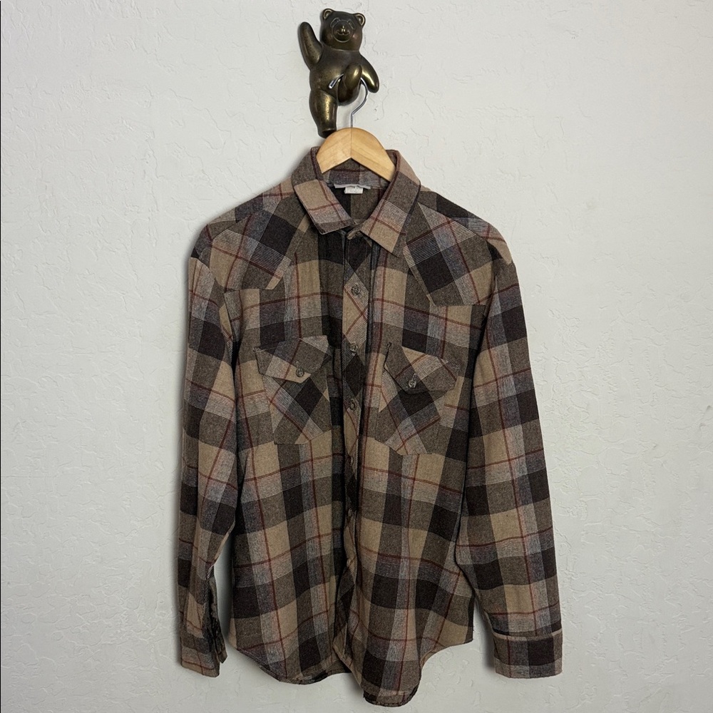 Vintage Kings Road long sleeve flannel Men size XL